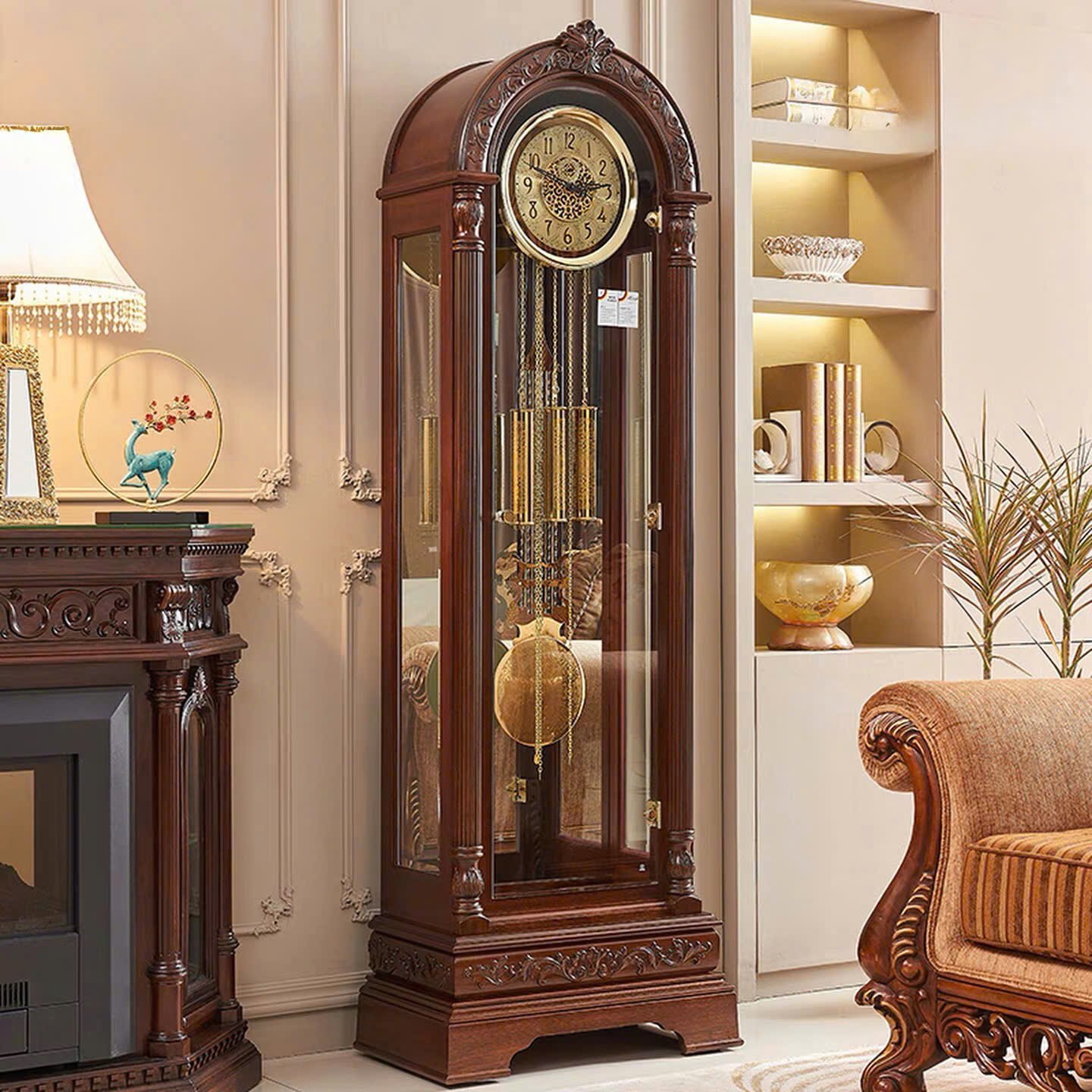 Đồng hồ cây quả lắc cổ điển – Mẫu 10